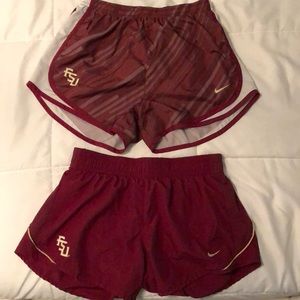 FSU Nike Shorts. 2 for $15, 1 for $8